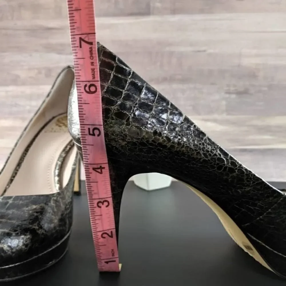 Vince Camuto Zella Reptile Snake Embossed Pump